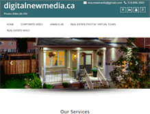 Tablet Screenshot of digitalnewmedia.ca